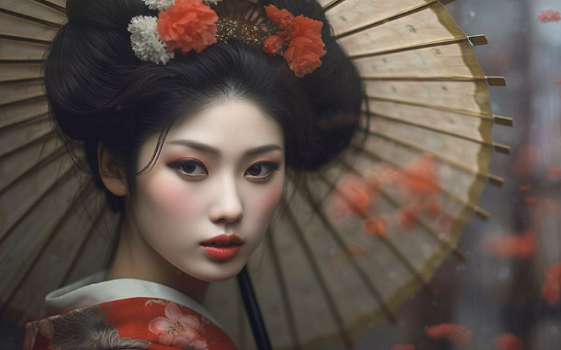 geisha makeup techniques history